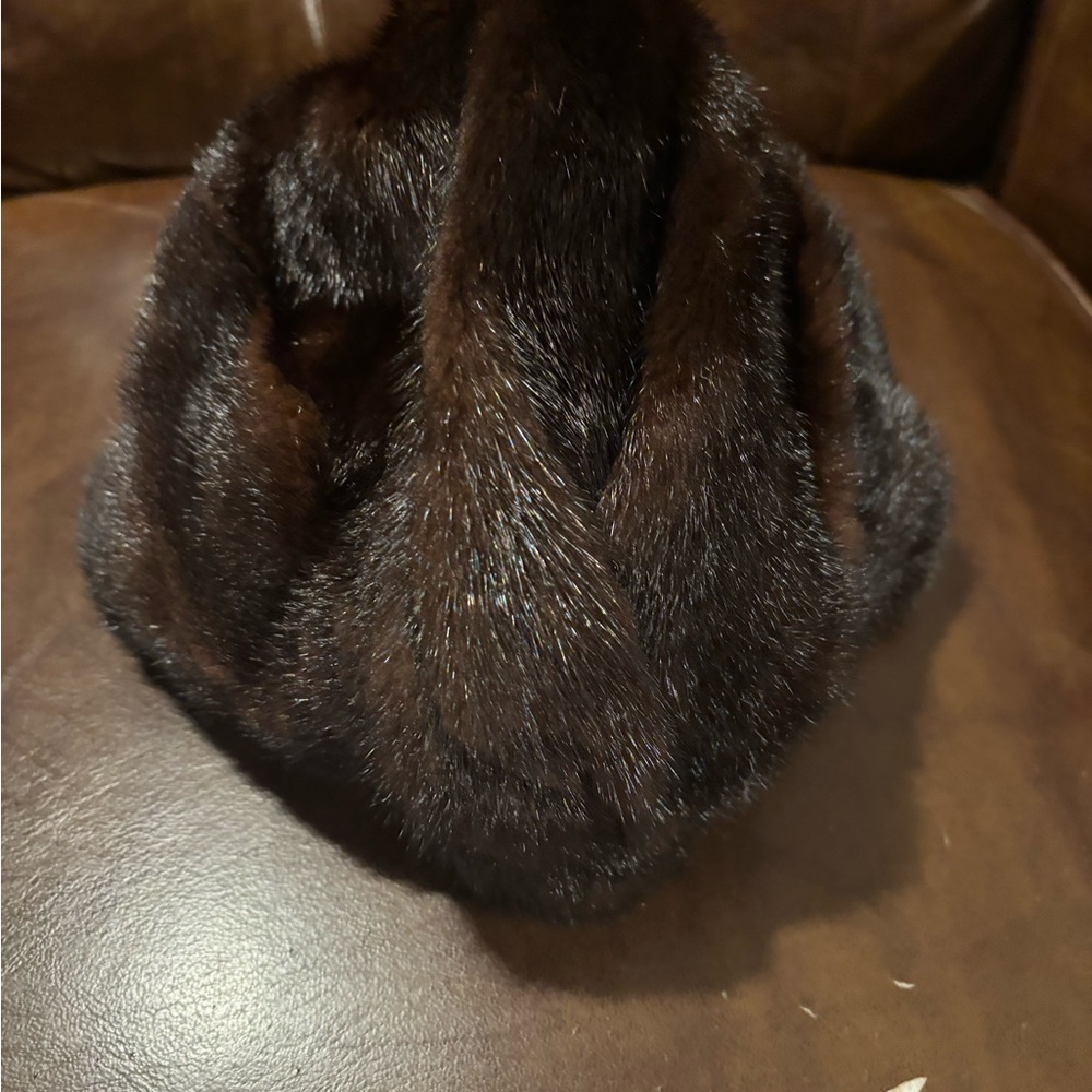 Chic Dark Brown Fur Hat